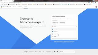 Sign up as a Google Product expert on Google Help Forum