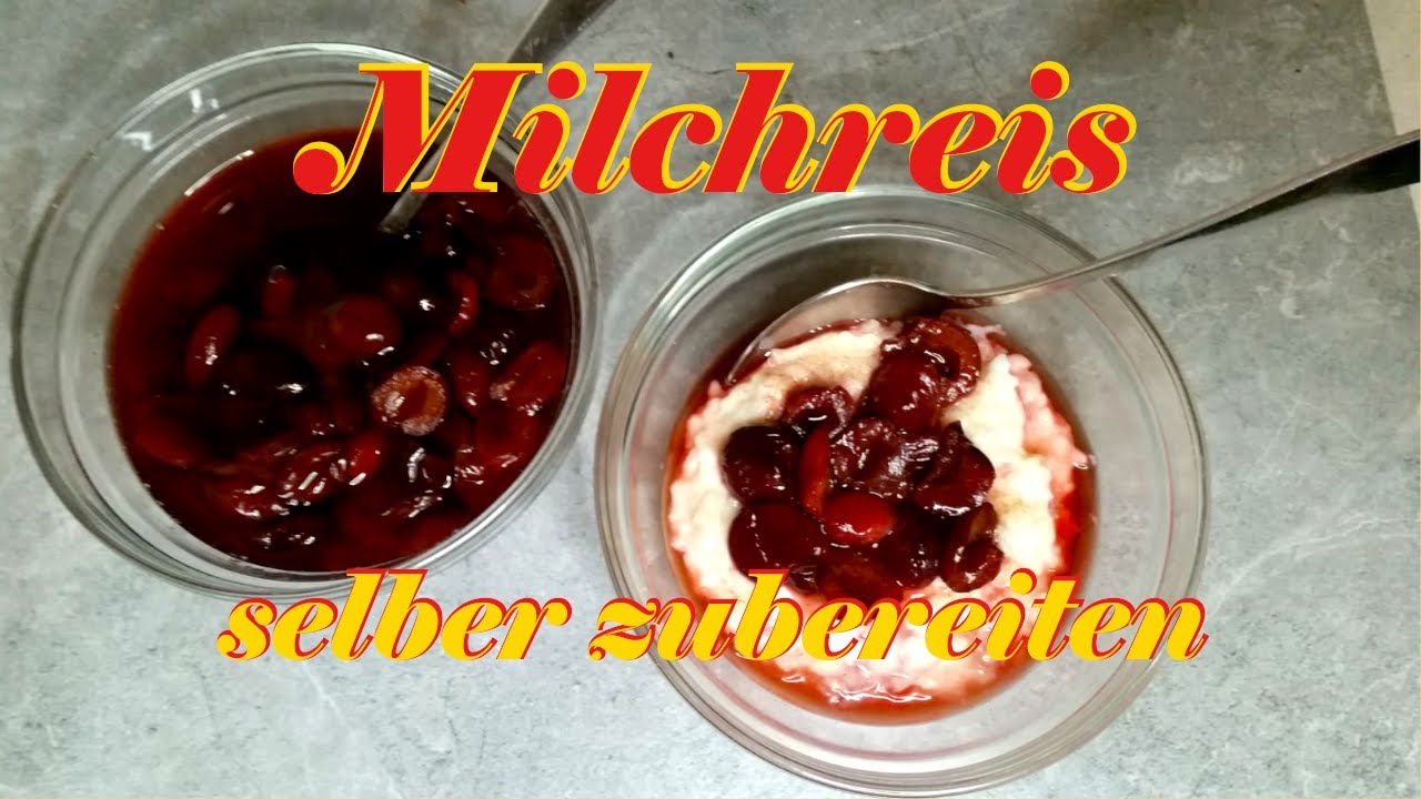 Milchreis ohne anbrennen, ganz einfach selbst gemacht