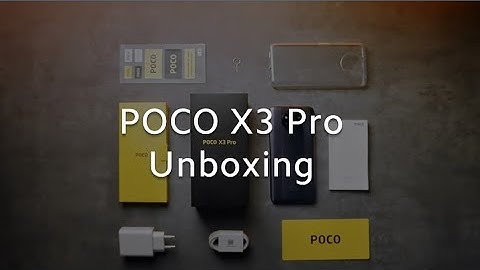 POCO X3 Pro Unboxing