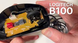 Logitech B100 Mouse Disembly, Repair & Reembly