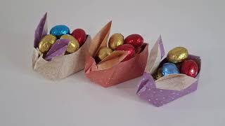 Easy Paper Bunny Box 🐰📦 | DIY Easter Gift Box Tutorial