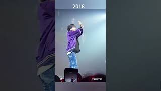 changkyun iconic "nooo" to monbebes in Beacause of U 2018 vs 2023 [fancon day 2] #monstax