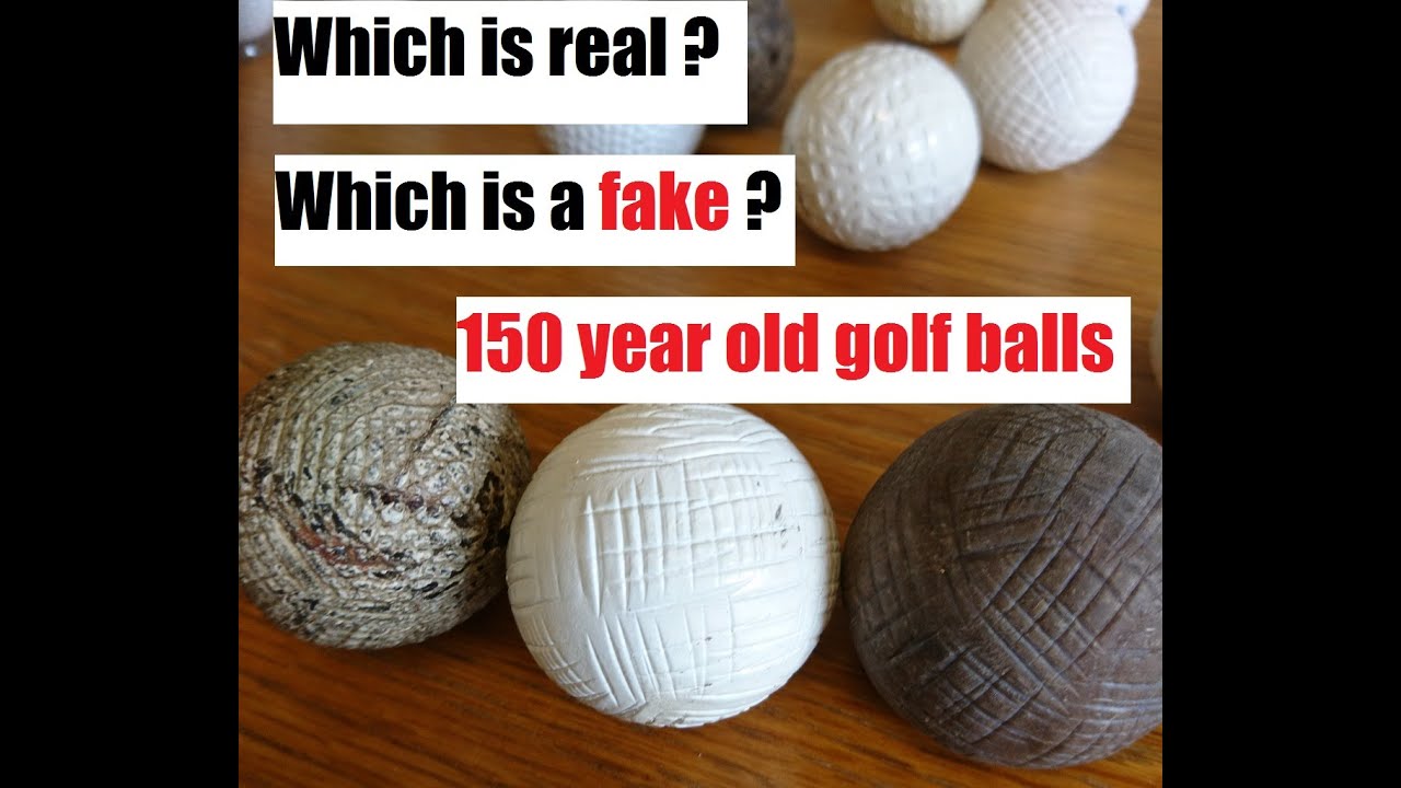 How to tell a real from a fake golf ball YouTube