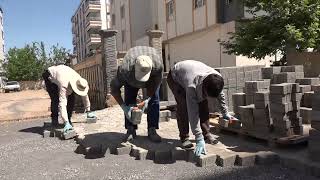 Siverek'te Üstyapı Çalışmaları Sürüyor