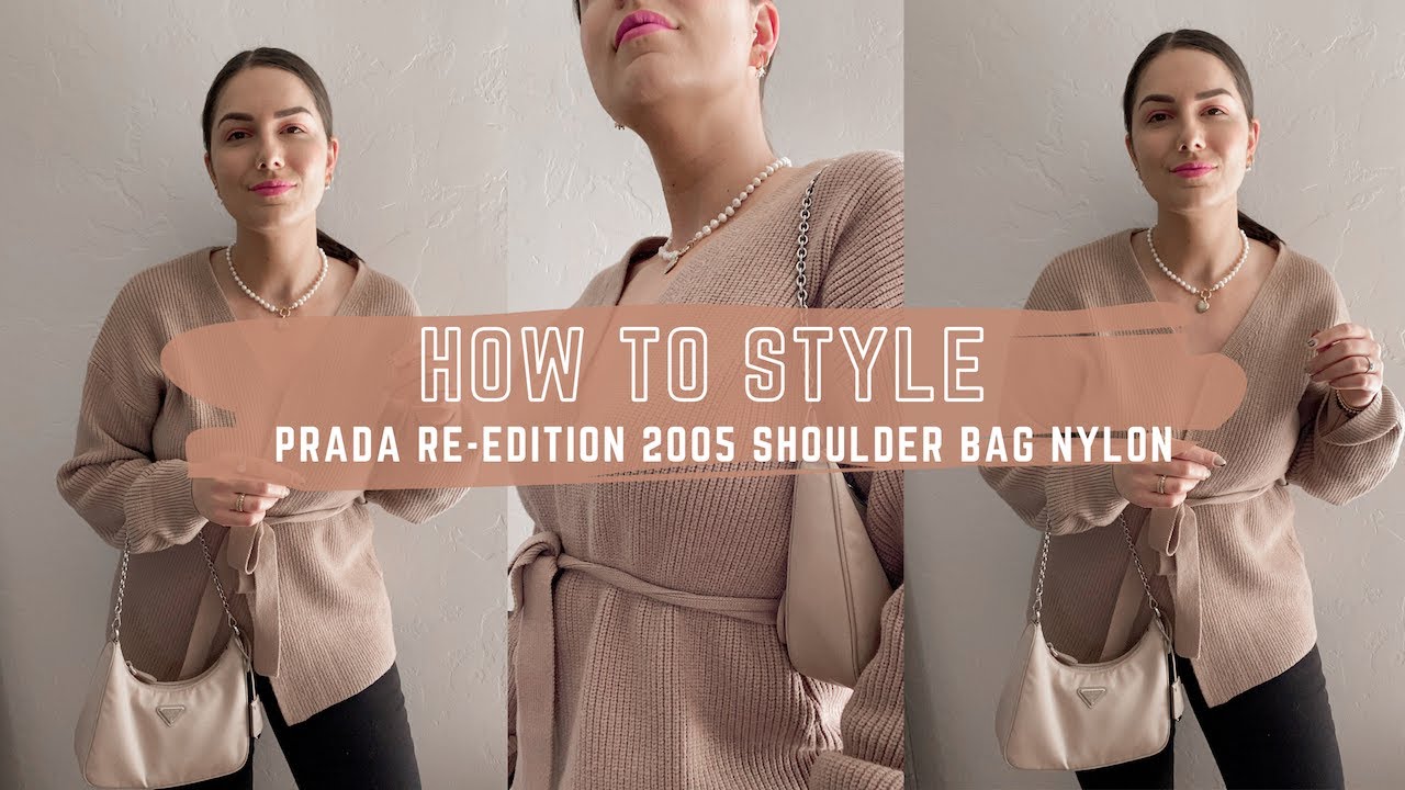 How to Style the Prada Re-Edition 2005 Shoulder Bag #shorts​ 