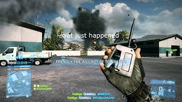 BattleField 3 The Ultimate Trolling Method (C4 OWN TEAM)