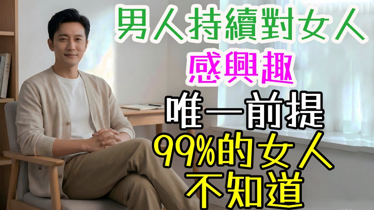 男人持續對女人感興趣，唯一前提，99%的女人不知道.#男人 #女人 #興趣 #前提 #動態主體性 #獵人基因 #安穩陷阱 #不確定性 #情緒透明 #反向輸入 #秘密花園 #邊界感 #神秘感 #獨立 #