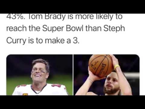 Meme Monday/ Tom Brady Is More Likely To Reach The Super Than Curry Making A Three!