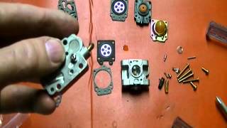 Small Engine Repair: Honda GX31 Motorized Bicycle Engine Walbro Diaphragm Carburetor Rebuild