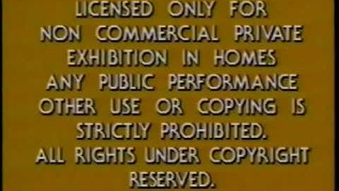 Paramount Warning screen "Acid Trip" Varient #2