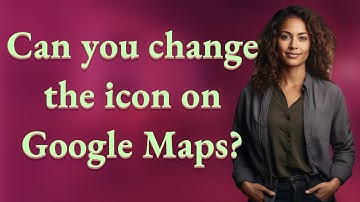 Can you change the icon on Google Maps?