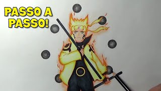 Como desenhar Naruto modo sábio 6 maneiras.