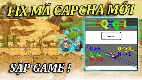 [NRO] - ADMIN Fix Tool Úp Vàng, Mod Hack...Bằng Cách Thay Đổi Mã Capcha Mới