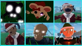 THE PIGGY BATTLE ALL NEW ENEMY AND BADGE MORPH JUMPSCARES (GAME MADE BY @TenuousFlea )