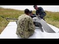 Vapor 55 Helicopter UAV Drone Test Flight At Navy Research Facility