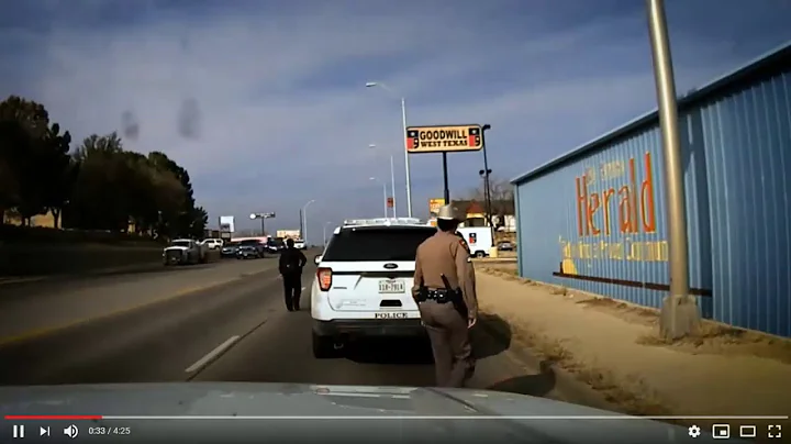 Texas State Trooper Hope Hohertz Gets Shot At - Re...