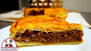 Galette des rois, noisette, amande et chocolat praliné