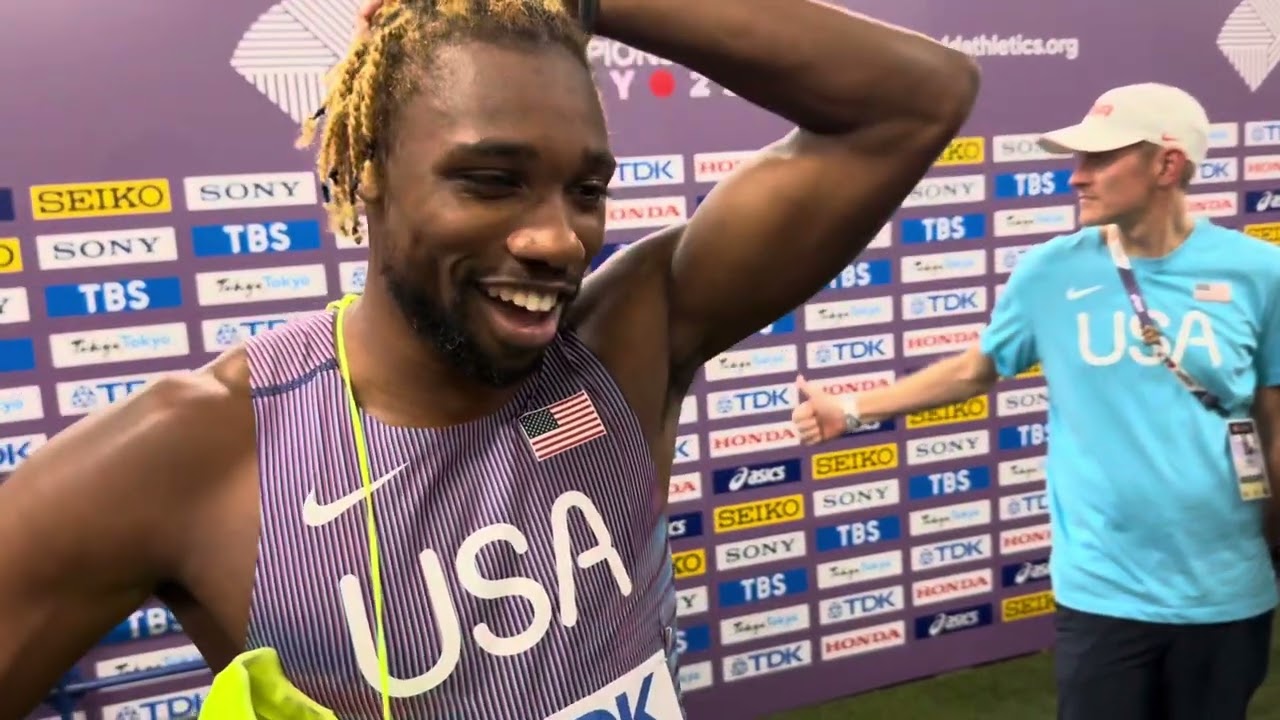 Noah Lyles on his 19.51 in the semis: “It tells me I was stupid