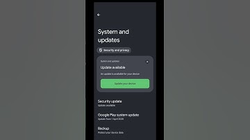 New Pixel System Update Notification #pixel #android #shorts #ytcreate