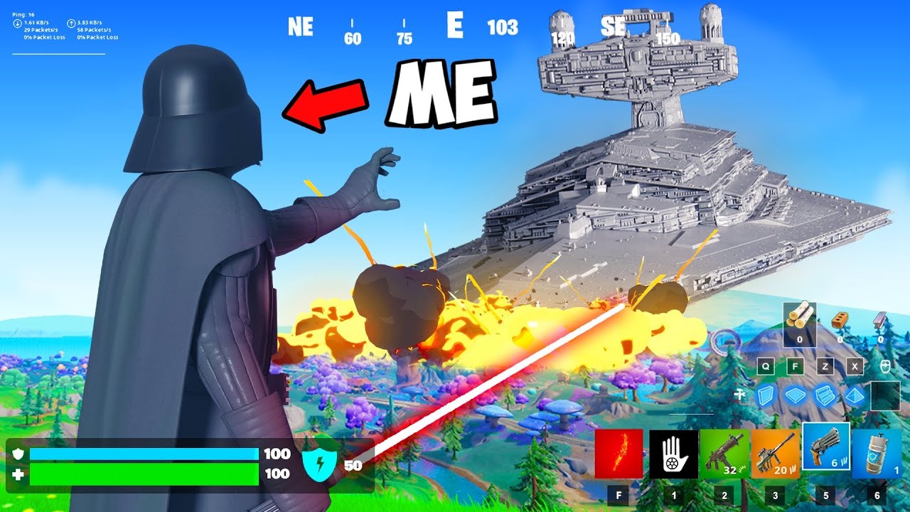 I Pretended To Be BOSS Darth Vader.. (Fortnite Season 3)