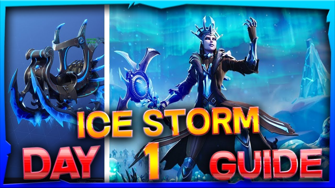 Fortnite Ice Storm Challenges Day 1 Guide And Locations