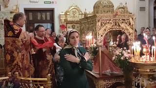 26. Ночное Пасхальное Богослужение Храм Рождества Христова Посёлок Пангоды Надымский район 20.04.25г