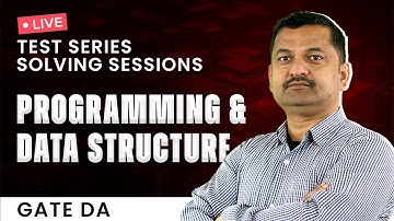 GATE DA Programming and Data Structure Test Series Practice Session