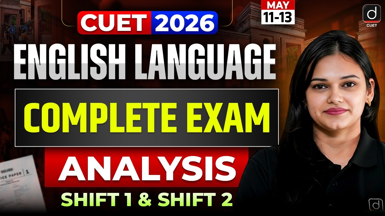 CUET 2026 English Language Analysis | Memory Based Questions | Shift 1 ...