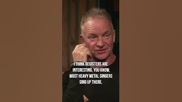 Thumbnail of Sting Discussing The Police Sound #shorts