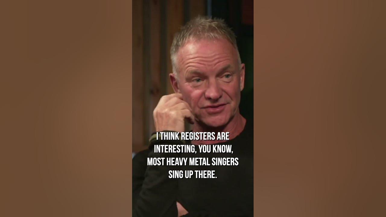 Sting Discussing The Police Sound #shorts