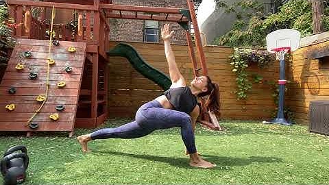 Hip opener with T-spine rotation