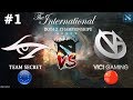 КЕРРИ ВИСП от СИКРЕТ! | Secret vs Vici Gaming #1 (BO3) The International 2019