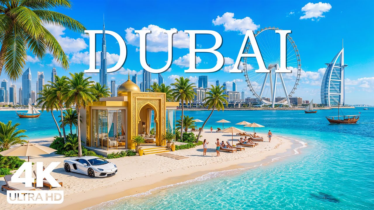 Dubai 4K UHD – Waterfront Architecture, Night Reflections & Global City Glamour