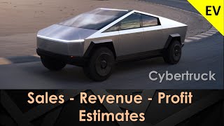 Tesla Cybertruck sales revenue and profit estimates