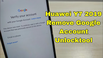 Huawei Y7 2019 (DUB-LX1). Remove Google Account, Bypass FRP. Unlocktool.