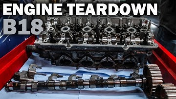 B18B1 Engine Disassembly & Prepping | Big Turbo B18 Integra Build Part 3