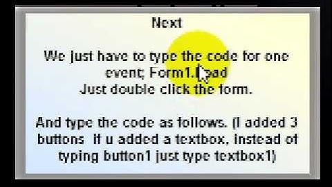 Visual Basic 2008 - Using ToolTips [Tutorial]