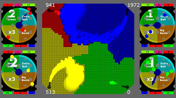 Multiply or Release - ONLY BOMBS - Algodoo Marble Race