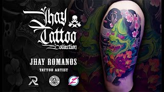 HANNYA MASK ORIENTAL TATTOO by: (Jhay Romanos) screenshot 5