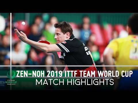 Tomokazu Harimoto vs Robert Gardos | ZEN-NOH 2019 Team World Cup Highlights (Group)