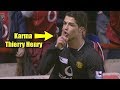 Cristiano Ronaldo Shuts Up Thierry Henry After He Provoked Ronaldo #Instant karma