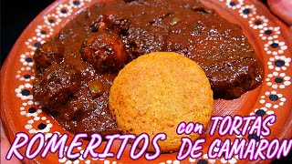 Como hacer ROMERITOS con TORTAS DE CAMARON | El Mister Cocina