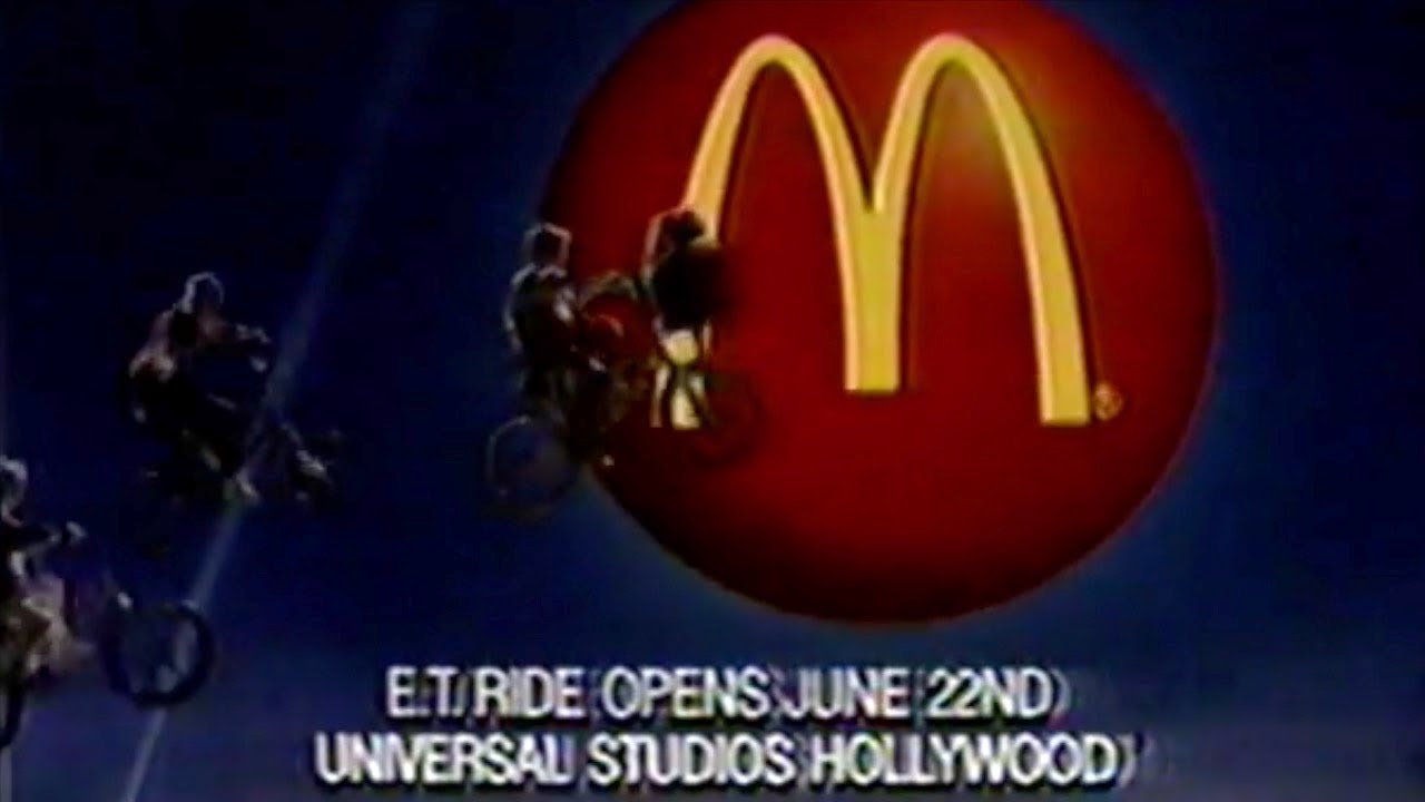 Аттракцион E.T. Adventure и реклама McDonald's — Universal Studios Hollywood (1991)