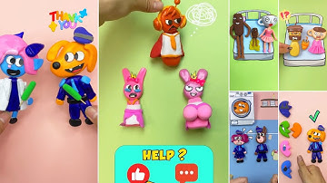 NEW Copycat Detect  Who is the real Pinki ! Clay Stop Motion Animation
