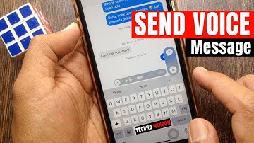 How to Send a Voice Recording From Text Message on iPhone