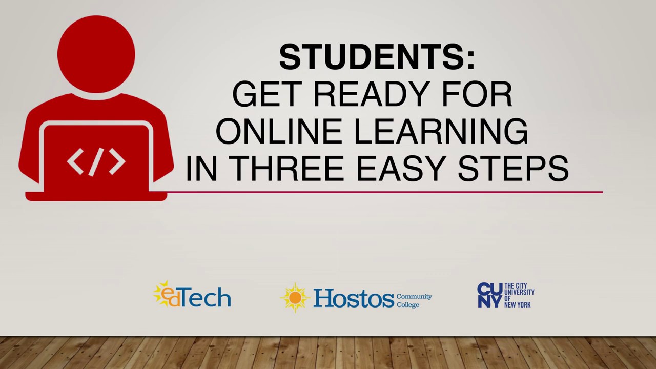 Students: Get Ready For Online Learning In Three Easy Steps - YouTube