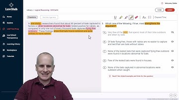Strengthening a LSAT Argument by Finding a Term Shift Using LawHub Logical Reasoning Drill Set 6