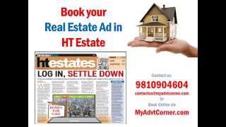 HT (Hindustan Times) Estate Property Display Advertisement - Myadvtcorner