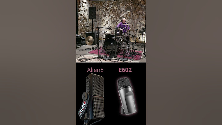 DrAlienSmith #Alien8 (top-capsule mode) is killer in the kick  #studio #microphone @