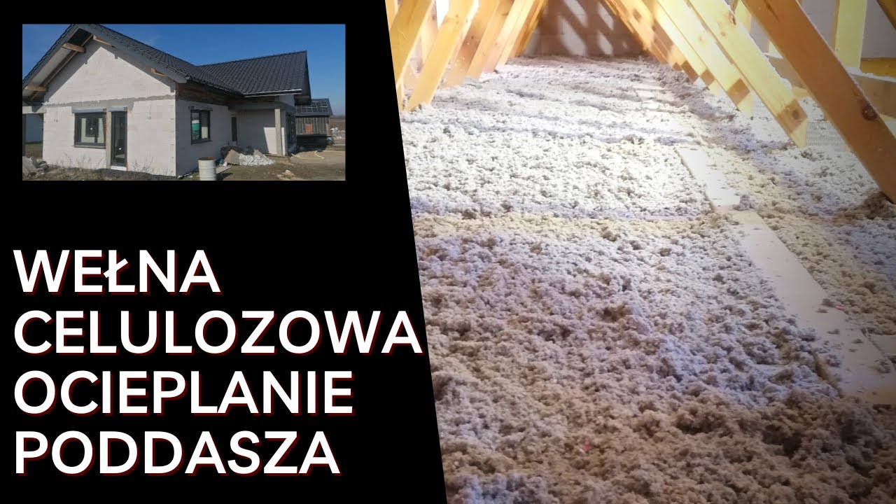 Szpachlówka Celulozowa Cena Za Dm3 Wełna celulozowa - ocieplanie poddasza granulatem wełny celulozowej